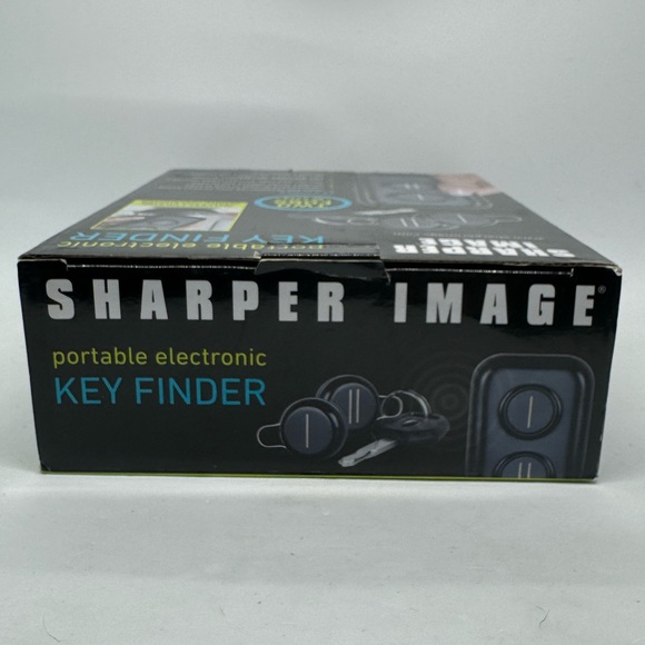 NIB Sharper Image Portable Wireless Electronic Key Finder 45 Ft Range 2 Key - Picture 6 of 6